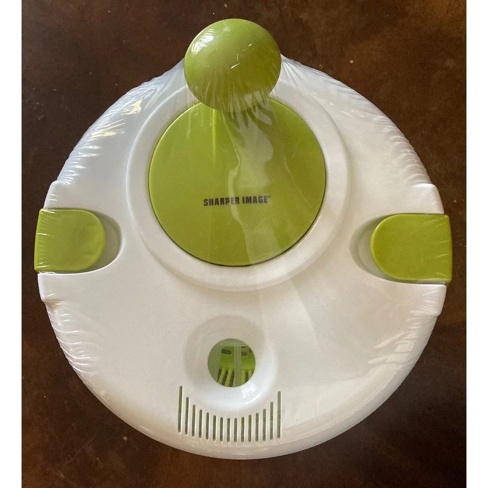 NEW Sharper Image Salad Spinner, Easy Spin-no Box